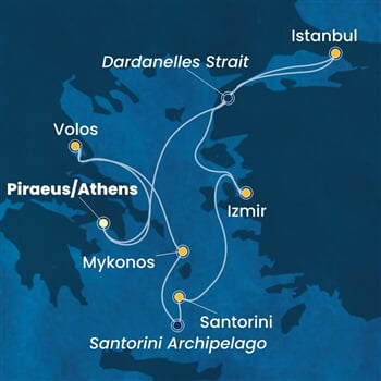 Trasa plavby CFO-ATH07A1Z