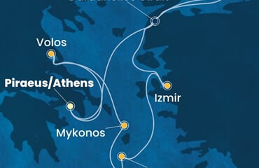 Costa Fortuna - Řecko, Turecko (z Pirea)