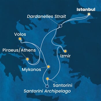 Trasa plavby CFO-IST07A1U