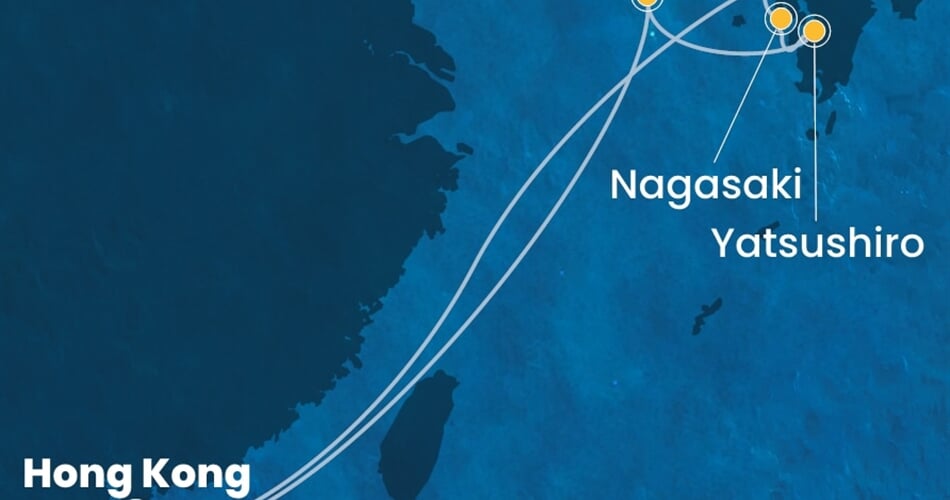 Trasa plavby CSE-HKG09A01