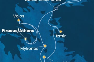 Costa Fortuna - Řecko, Turecko (z Pirea)