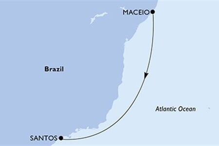MSC VIRTUOSA - Brazílie (Maceio)