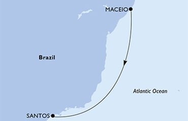 MSC Virtuosa - Brazílie (Maceio)