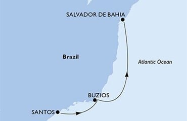 MSC Virtuosa - Brazílie (Santos)
