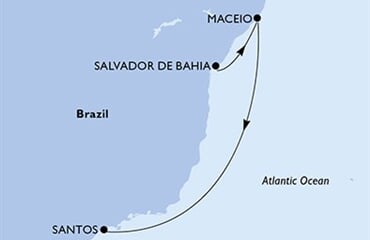 MSC Virtuosa - Brazílie (Salvador de Bahia)