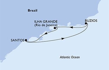 MSC Musica - Brazílie (Santos)