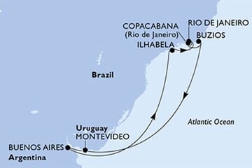 MSC Splendida - Argentina, Brazílie, Uruguay (Buenos Aires)