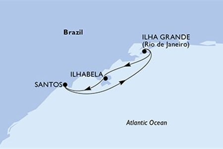 MSC MUSICA - Brazília (a Santos-ból)