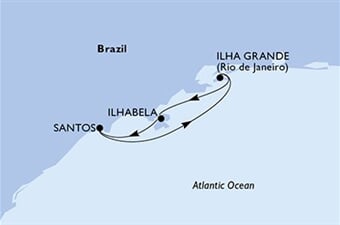 MSC Musica - Brazílie (Santos)