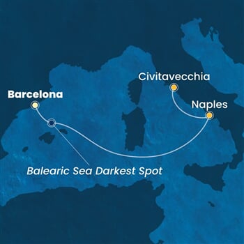 Trasa plavby CTO-BCN03A4C