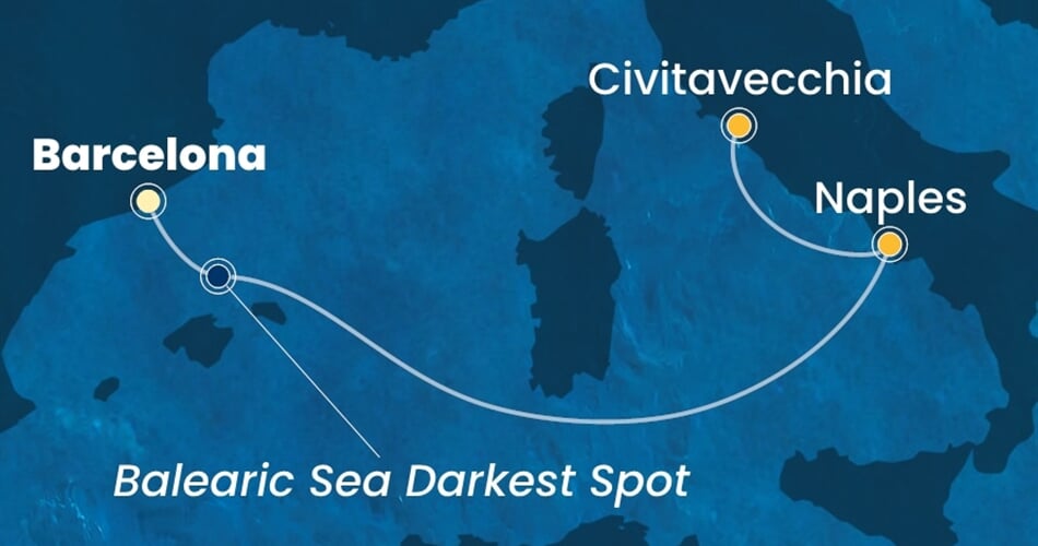 Trasa plavby CTO-BCN03A4C