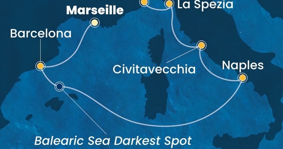 Trasa plavby CTO-MRS06A30