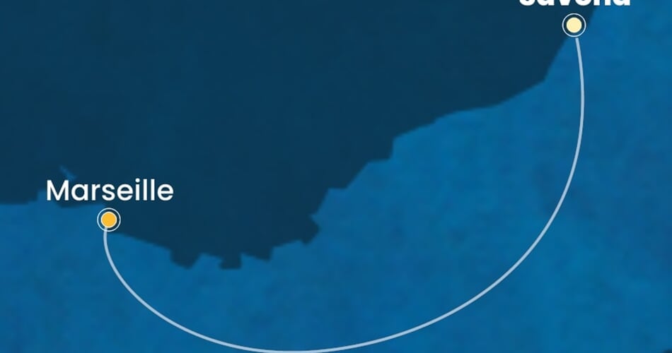 Trasa plavby CTO-SVN01A3M