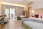 Hotel Lefkas: fotografie vybavení exteriérů a interiérů ubytování.