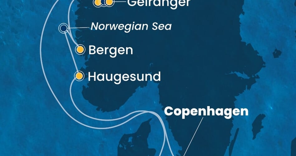 Trasa plavby CDI-CPH07A32