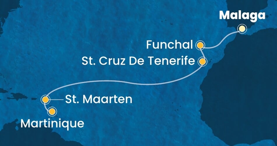 Trasa plavby CFS-AGP11A0C