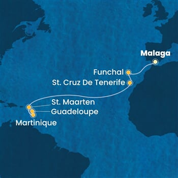 Trasa plavby CFS-AGP12A08