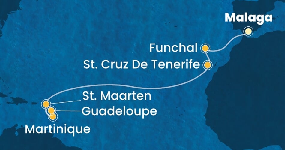 Trasa plavby CFS-AGP12A08