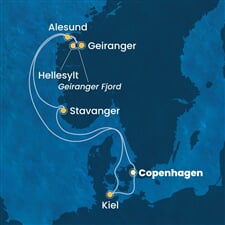 Costa Diadema - Dánsko, Norsko, Německo (z Kodaně)