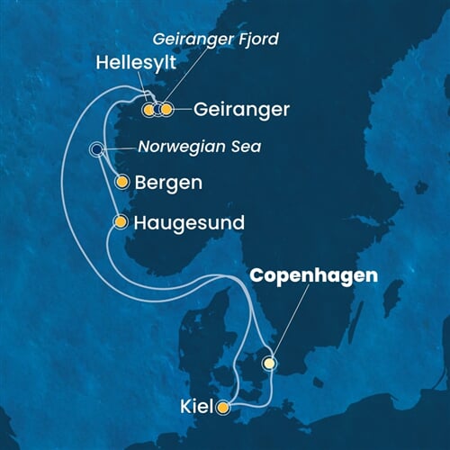 Trasa plavby CDI-CPH07A32