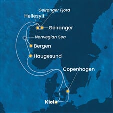 Costa Diadema - Německo, Dánsko, Norsko (z Kielu)