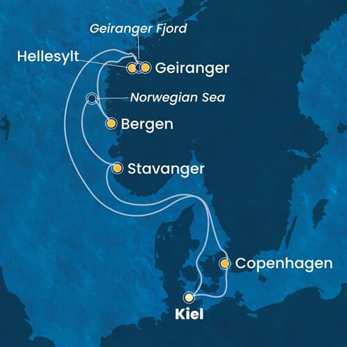 Trasa plavby CDI-KEL07A2Y