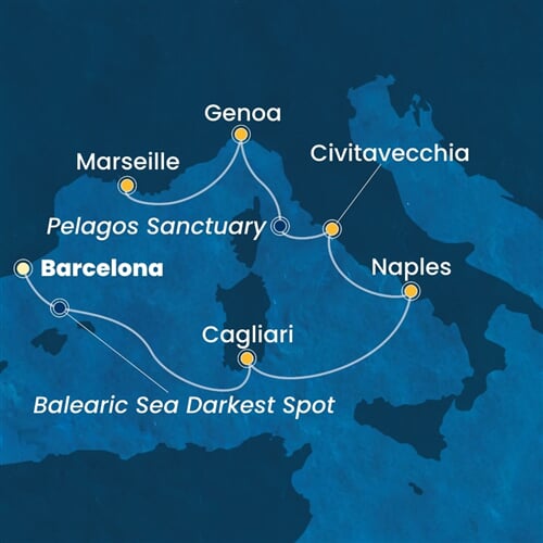 Trasa plavby CSM-BCN06A1Y