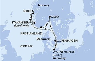 MSC Magnifica - Dánsko, Německo, Norsko (z Kodaně)