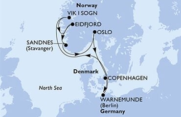 MSC Magnifica - Dánsko, Německo, Norsko (z Kodaně)
