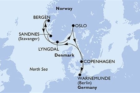 MSC Magnifica - Dánsko, Německo, Norsko (z Kodaně)