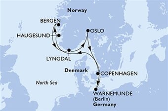 MSC Magnifica - Dánsko, Německo, Norsko (z Kodaně)