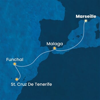 Trasa plavby CFS-MRS05A1N