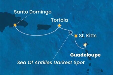 Costa Fascinosa - Nizozemské Antily, Panenské o. (britské), Dominikán.rep. (Pointe-a-Pitre)