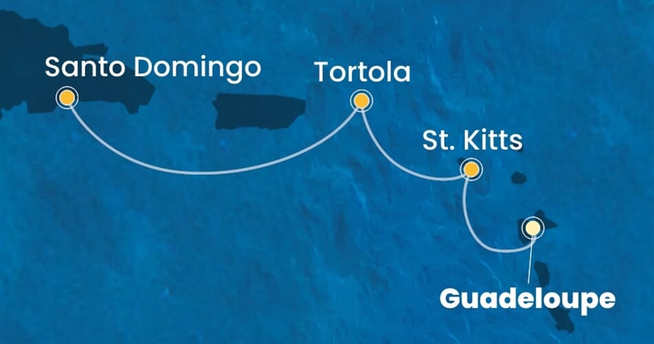 Trasa plavby CFS-PTP03A0R