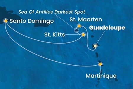 Costa Fascinosa - Nizozemské Antily, Dominikán.rep. (Pointe-a-Pitre)