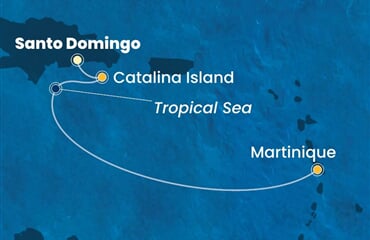 Costa Fascinosa - Dominikán.rep., Nizozemské Antily (Santo Domingo)