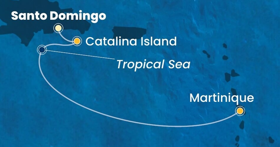 Trasa plavby CFS-SDQ03A01