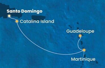 Costa Fascinosa - Dominikán.rep., Nizozemské Antily (Santo Domingo)