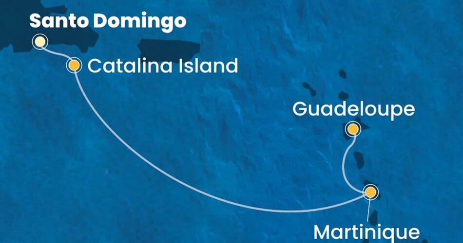 Trasa plavby CFS-SDQ04A03