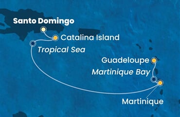 Costa Fascinosa - Dominikán.rep., Nizozemské Antily (Santo Domingo)