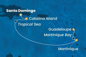 Costa Fascinosa - Dominikán.rep., Nizozemské Antily (Santo Domingo)