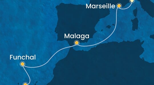 Costa Fascinosa - Itálie, Francie, Španělsko, Portugalsko (ze Savony)