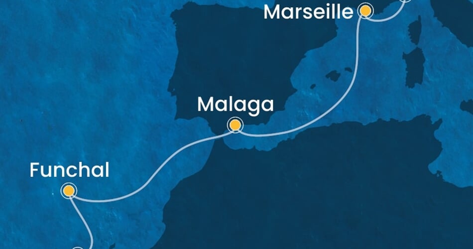 Trasa plavby CFS-SVN06A2M