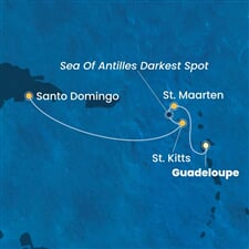 Costa Fascinosa - Nizozemské Antily, Dominikán.rep. (Pointe-a-Pitre)