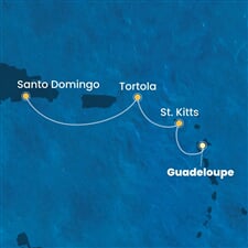 Costa Fascinosa - Nizozemské Antily, Panenské o. (britské), Dominikán.rep. (Pointe-a-Pitre)