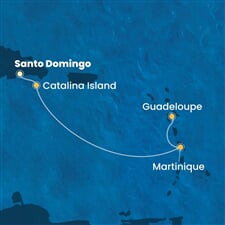 Costa Fascinosa - Dominikán.rep., Nizozemské Antily (Santo Domingo)