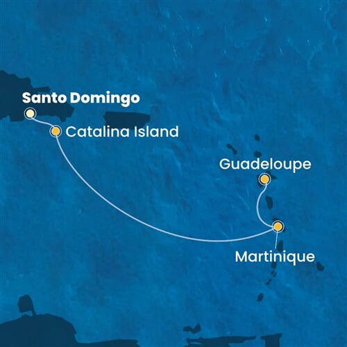 Trasa plavby CFS-SDQ04A03