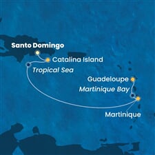 Costa Fascinosa - Dominikán.rep., Nizozemské Antily (Santo Domingo)