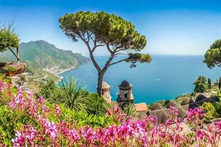 Itálie – Kampánie A Amalfitánské Pobřeží Letecky