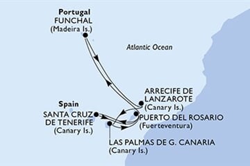 MSC Fantasia - Španělsko, Portugalsko (Las Palmas)